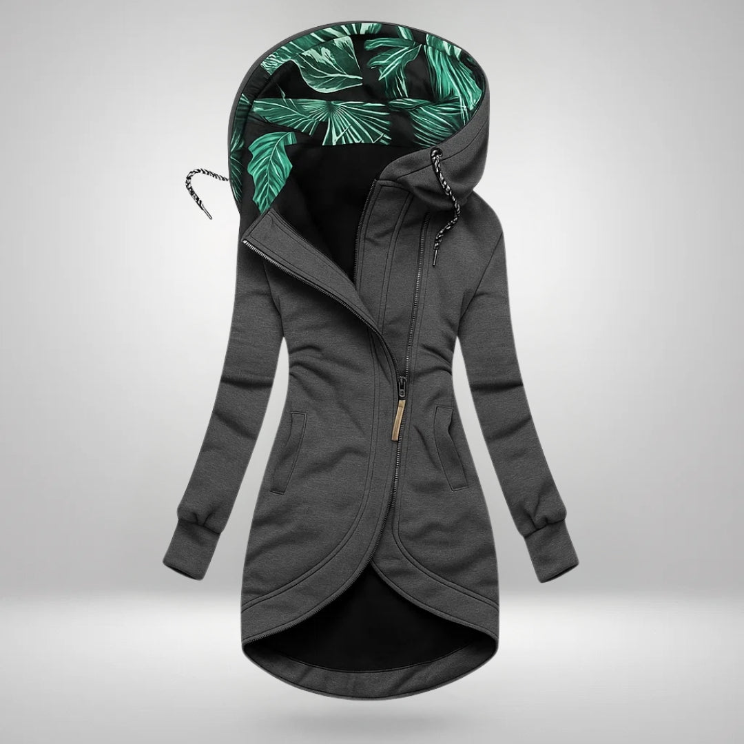 Margherita | Cappotto Invernale Lungo Trapuntato con Cappuccio