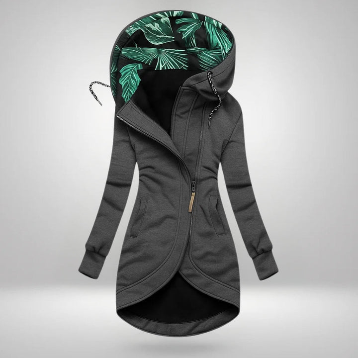 Margherita | Cappotto Invernale Lungo Trapuntato con Cappuccio