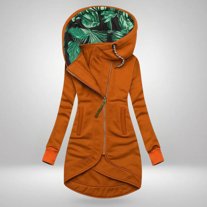 Margherita | Cappotto Invernale Lungo Trapuntato con Cappuccio