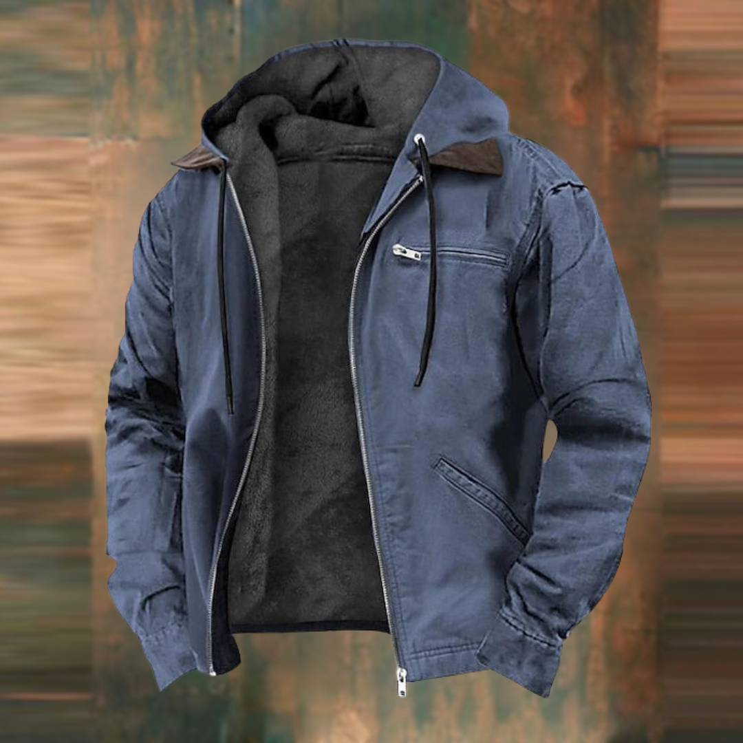 Lorenzo | Giacca Casual Imbottita con Cappuccio
