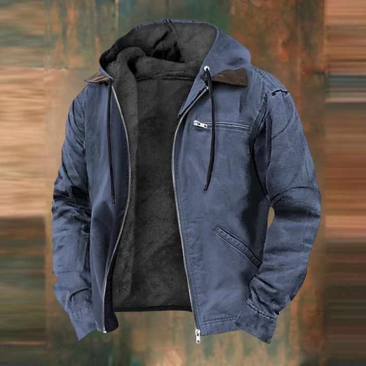 Lorenzo | Giacca Casual Imbottita con Cappuccio