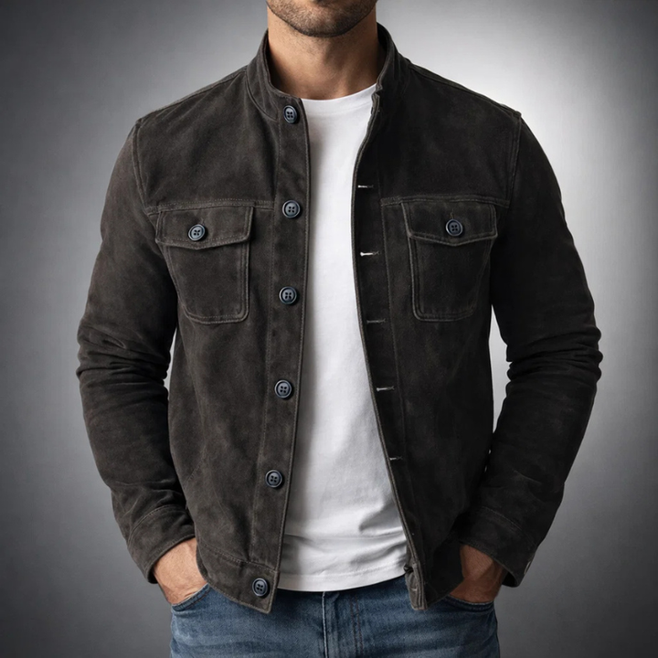 Alexander | Premium Suede Bomber Jacket