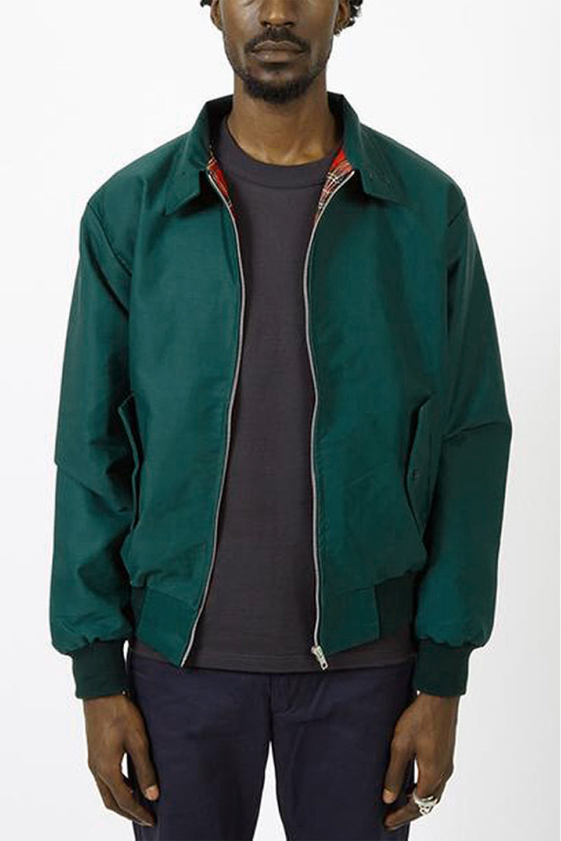 Harryson | Harrington jacket with tartan lining