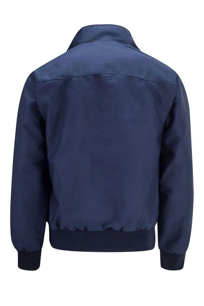 Harryson | Harrington jacket with tartan lining