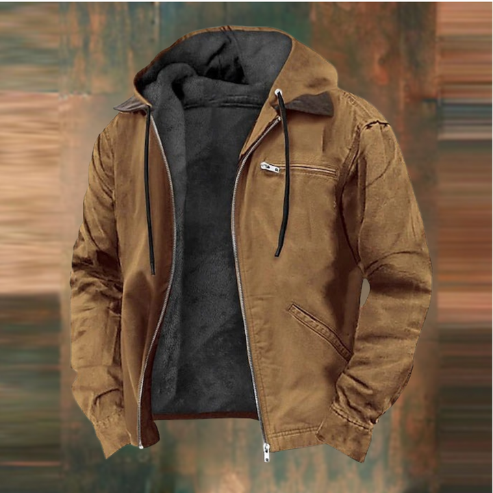 Lorenzo | Giacca Casual Imbottita con Cappuccio