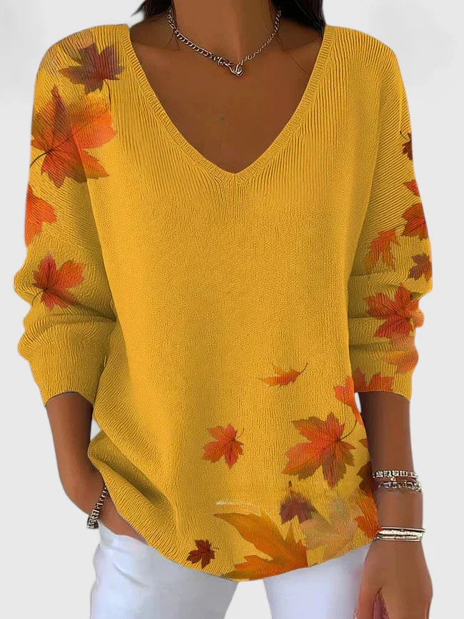 Sera™ | Maglione elegante con scollo a V