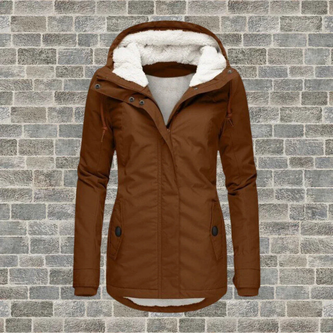 Anne | Warm Waterproof Hooded Jacket.