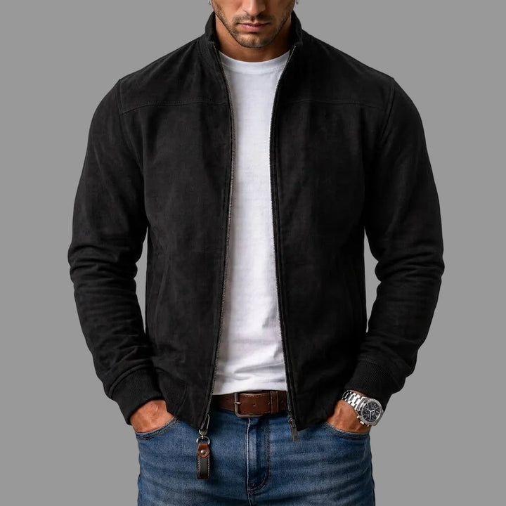 Harry | Suede bomber jacket