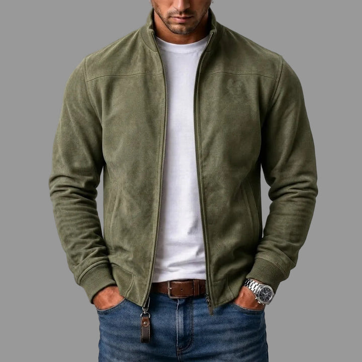 Harry | Suede bomber jacket