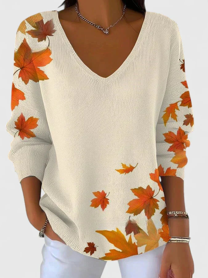 Sera™ | Maglione elegante con scollo a V