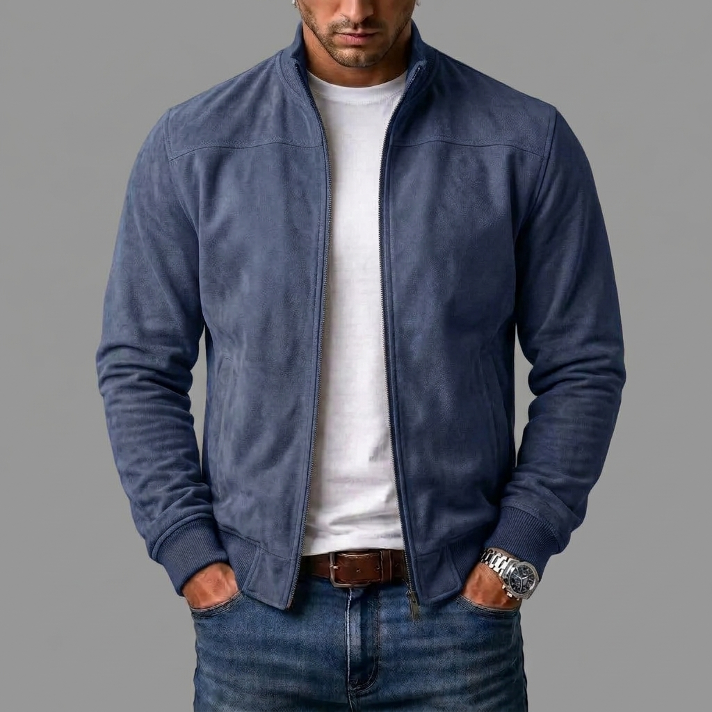 Harry | Suede bomber jacket