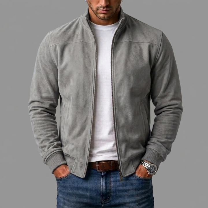 Harry | Suede bomber jacket