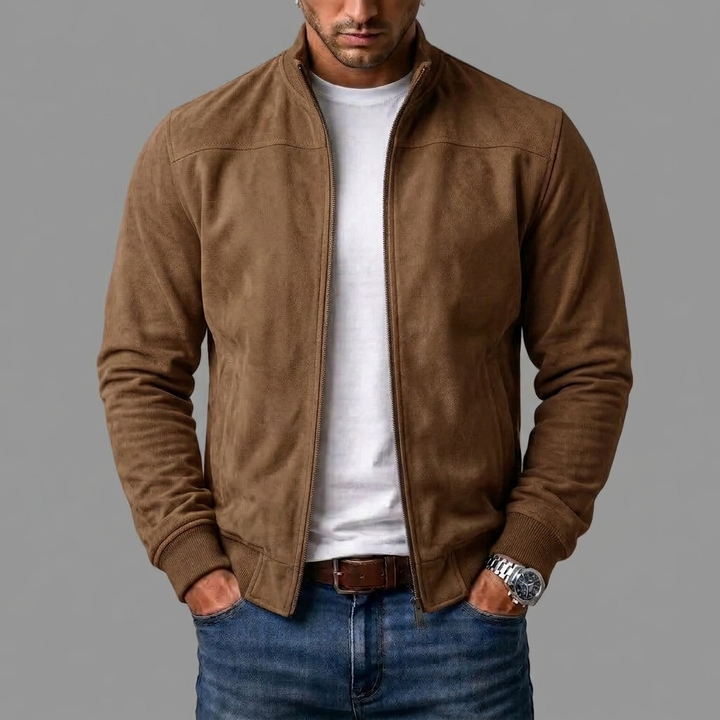 Harry | Suede bomber jacket