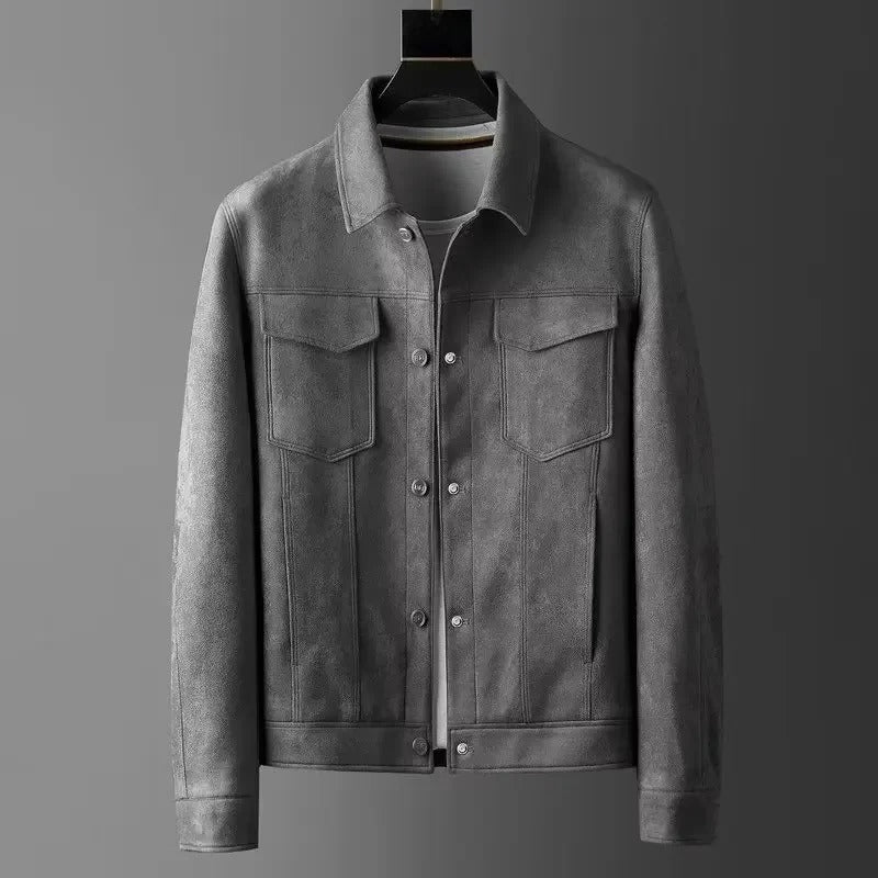 Thomas | Elegant Leather-Effect Jacket