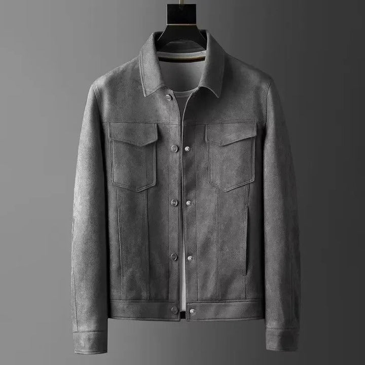 Thomas | Elegant Leather-Effect Jacket