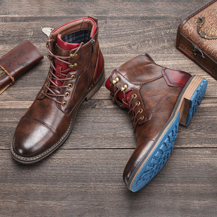 Valentino | Stivali Oxford Premium in Pelle Artigianale